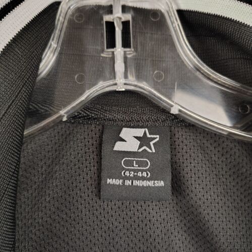 Giacca Track Starter Vintage Full Zip Nuova Con Etichetta Uomo Large Y2K - Foto 2 di 6