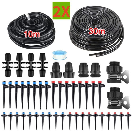 Micro Automatisch Bewässerungssystem Tropfschlauch Bewässerung Timer Set Garten - Bild 44 von 49