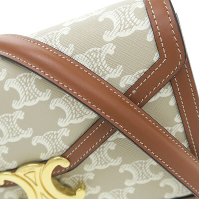 Celine Chain Wallet Margo Color Beige W:7.68×H:4.92×D:1.57