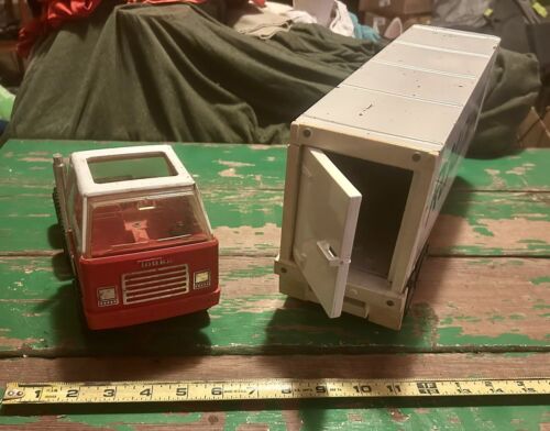 Vintage Tonka Roadway Tractor Trailer & Semi Truck 1978 Made in USA - Picture 4 of 9