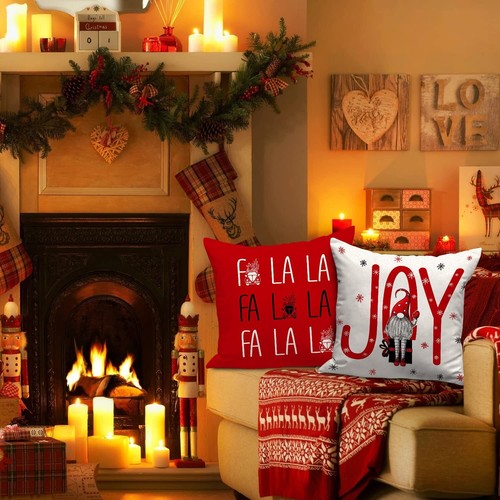 18x18 Fundas de almohada navideñas decorativas de invierno para vacaciones - Picture 2 of 7
