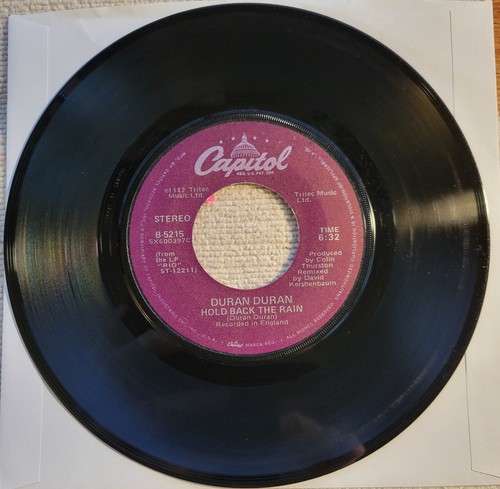 Duran Duran "Rio / Hold Back The Rain" VG+/VG+ - Imagen 4 de 4