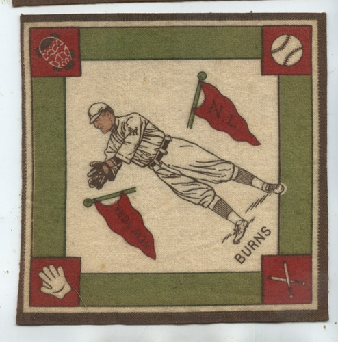 1914 B18 Blanket George Burns New York Giants
