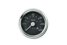 Tachometer 120 km/h für Simson S51 S70 mit Tachohülle 60mm, LED 6V und 12V