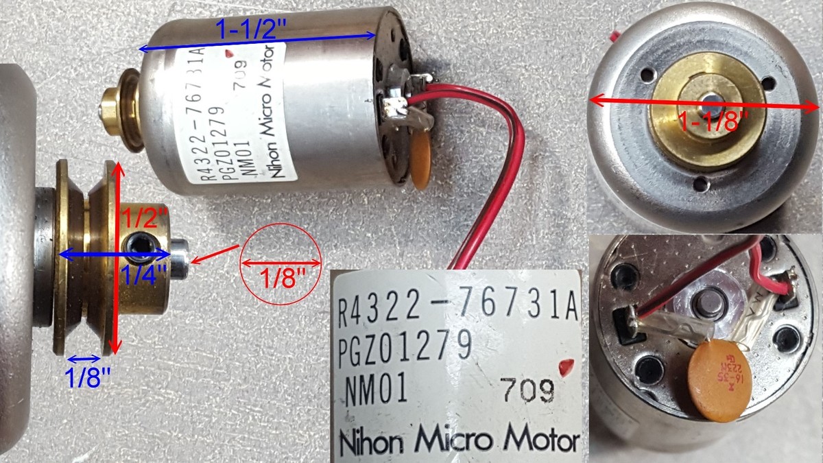 Nihon Micro Motor R4322-76731A, PGZ01279, NM01 | eBay