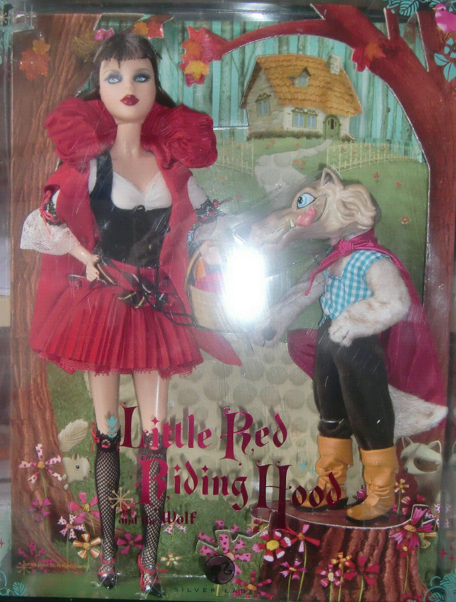2008 Little rot Riding Hood and the Wolf Barbie giftset NRFB 2008 Little rot Riding Hood and the Wolf Barbie giftset NRFB