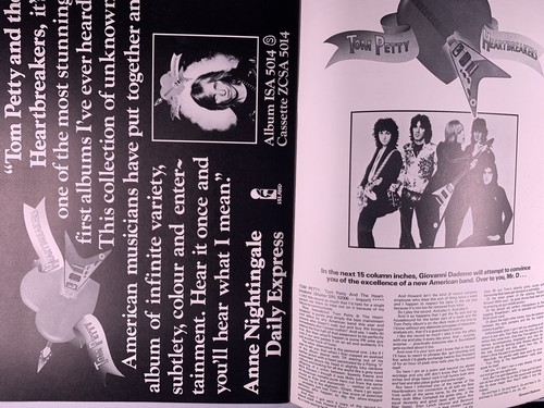 Tom Petty Nils Lofgren Program And Ticket Original I Came to Dance Tour 1977 - Picture 5 of 7