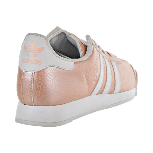 Adidas Originals Samoa J Big Kids' Shoes Cloud White-Ice Pink-Cloud White CQ0886 - Picture 3 of 6