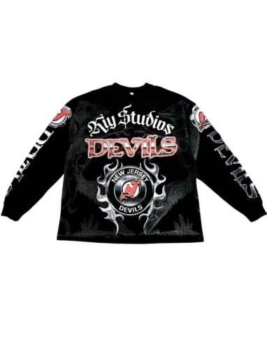 Kiy Studios New Jersey Devils T-Shirt Gr. Medium schwarz neu ohne Etikett - Bild 10 von 11