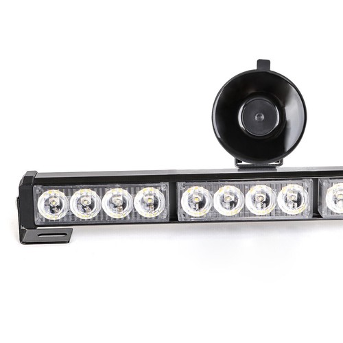 LED Emergency Strobe Light Traffic Advisor Funeral Windshield Warning Light Bar - Picture 8 of 25