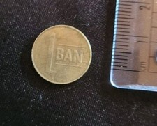 2010 romania 1 ban coin