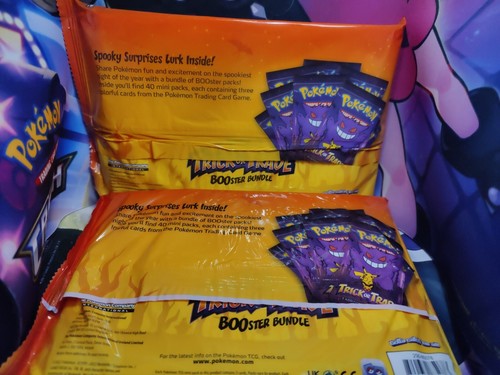 Nintendo Pokémon TCG BOOster Trick Or Trade Trading Card Game x2 - 80 boosters - Imagen 4 de 4