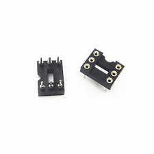 10Pcs 6 PIN Round DIP IC Sockets Adaptor Narrow Good Quality