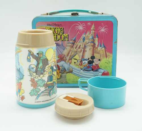 Disney's Wonderful World Magic Kingdom Metal Lunchbox By Aladdin 1979 - Picture 10 of 12