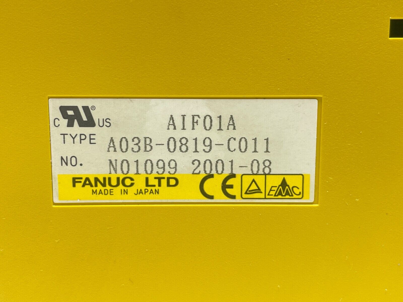 Fanuc AIF01A CP32 Interface Module, A03B-0819-C011
