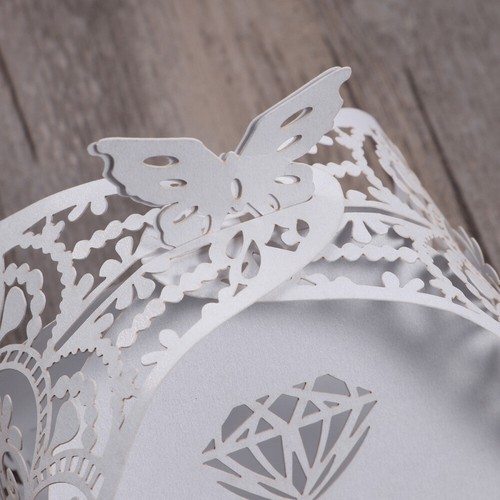 50 PCS Wedding Favor Boxes Candy Boxes Gift Boxes Birthday Party Bridal Shower - Picture 7 of 12