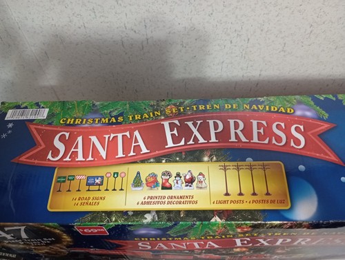 47 Piece Santa express Train Set NEW 2024 Holiday Christmas Decor Snowman Teddy - Picture 6 of 9
