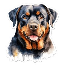 Rottweiler Dog, Vinyl Decal Sticker, Indoor Outdoor, 3 Sizes, 11386