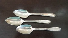 National Silver Co. King Edward Silverplate 1936/1951 Teaspoons x 3