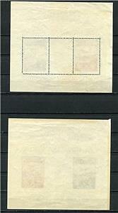 Croatia 1942 Mi Block 1-2 Sc B11-12 Souv.Sheet Perf+Imperf CV €120 Zagreb c1833b - Picture 2 of 2