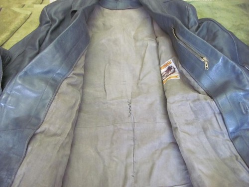 GREATCOAT DE CUERO OFICIAL WEHRMACHT ALEMÁN ORIGINAL SEGUNDA GUERRA MUNDIAL - Imagen 3 de 12