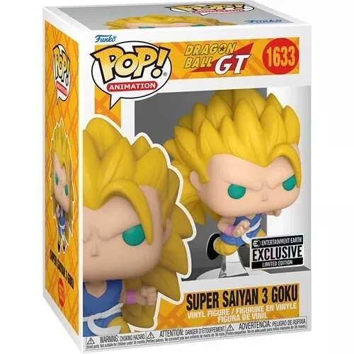 Dragon Ball GT Super Saiyan 3 Goku Funko Pop Vinyl Figure 1633 Exclusive N STOCK