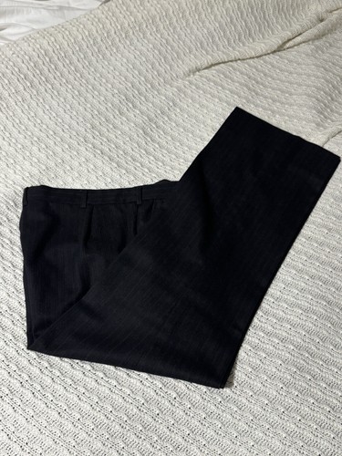 Vintage Pierre Cardin Charcoal Suit 100% Wool USA 40r Estimated 36W29L - Picture 7 of 16