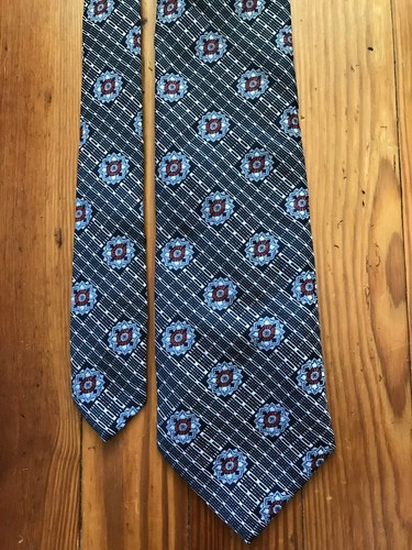 Vintage Sears The Men`s Store breite Polyester Krawatte 4" Bogen de triche - Bild 2 von 5