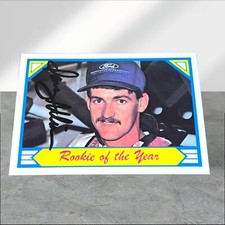Davey Allison ROY #40 WINSTON CUP VINTAGE 1988 MAXX autographed NASCAR HOF card