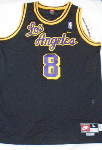 Vintage NBA Kobe Bryant #8 1961 Nike Rewind Los Angeles Lakers Jersey Size Large