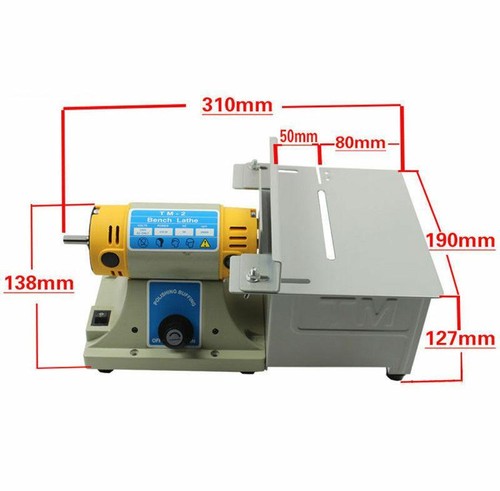 300W TM-2 Mini Table Saw Gem Jewelry Rock Bench Polishing & Cutting Machine 110V - Picture 5 of 8