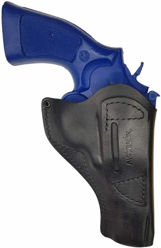 IWB 14Li Leather Revolver Holster fits Smith and Wesson 686 black left-handed Vl - Picture 3 of 5
