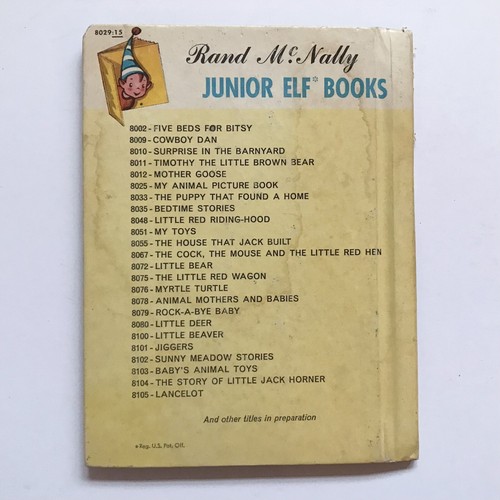 1956 Little Duckling Childrens Book Rand McNally Junior Elf 8029 O Edition VTG - Foto 3 di 12