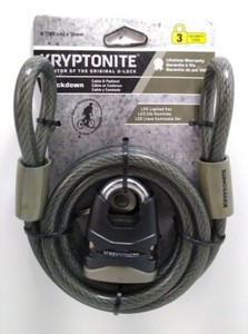 Kryptonite Level 3 6' x 12MM LED Lighted Security Key ...