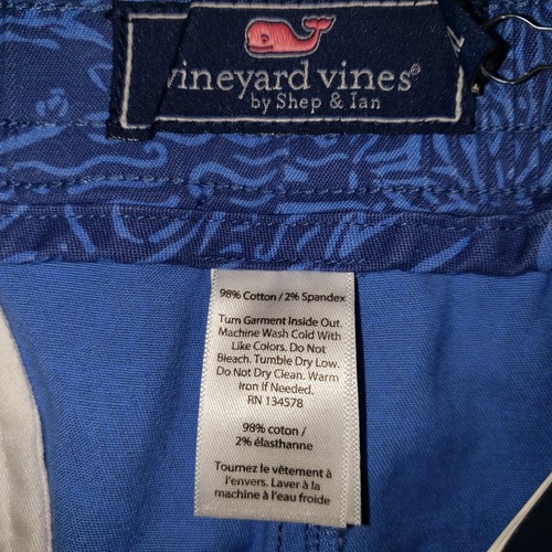 Vineyard Vines Shorts Herren XL Stretch Baumwolle 7" Schrittlänge adrette elastische Taille NEU - Bild 7 von 7