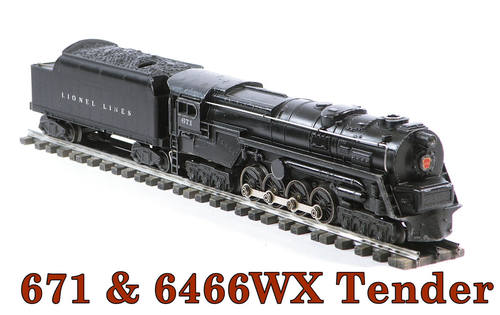 Lionel PW Turbine & 6466WX Tender Steam Loco (5) 1946 Lionel PW Turbine & 6466WX Tender Steam Loco (5) 1946