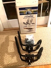 KAYAK GEAR J-CRADLE SMART BOAT TRANSPORT SYSTEM-NEW IN OPEN BOX-2 CRADLES,STRAPS