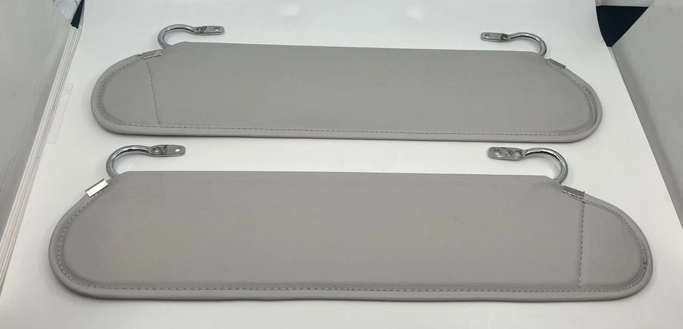 Interior Sunvisor Sun Visors Set for Jeep Wrangler YJ 87-95 Light Gray- 2 Pieces - Image 4 of 4
