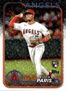 Kyren Paris RC 2024 Topps All Star Game Foil Stamp #549 ROOKIE MLB Ang ID:113723