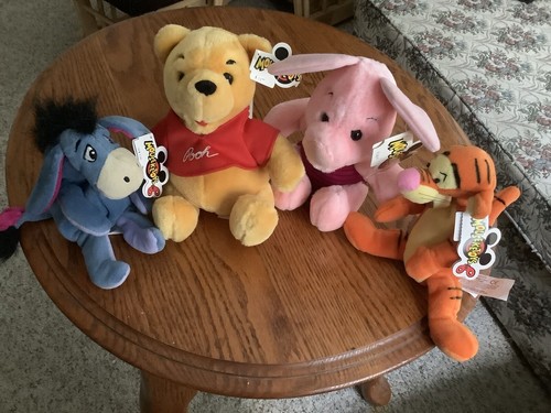 Walt Disney Mouseketoys Winnie the Pooh, PIGLET, Eeyore, Plush Toys All w Tags - Picture 6 of 10