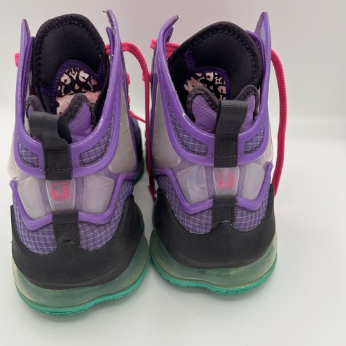 NIKE 2022 LeBron 19 'DJ Bron' Basketball Shoes Pink Purple Size 10.5 - Picture 2 of 14