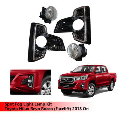 Exterior Front Bumper Bar Foglight Cover DRL & LED Exterior Front Bumper Bar Foglight Cover DRL & LED