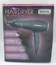 Wahl Ionic Smooth Hairdryer 3 Heat 2 Speed Settings 2200W ZY105 - Black. SMF