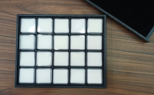 Gem Stone Diamond Display Storage tray lid and top 20 transparent box 5x3x1.5 - Picture 8 of 10