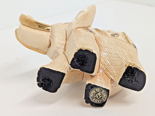Artesania Rinconada De Rosa 728W Elephant 2009 White Club Piece Figurine - Picture 4 of 6