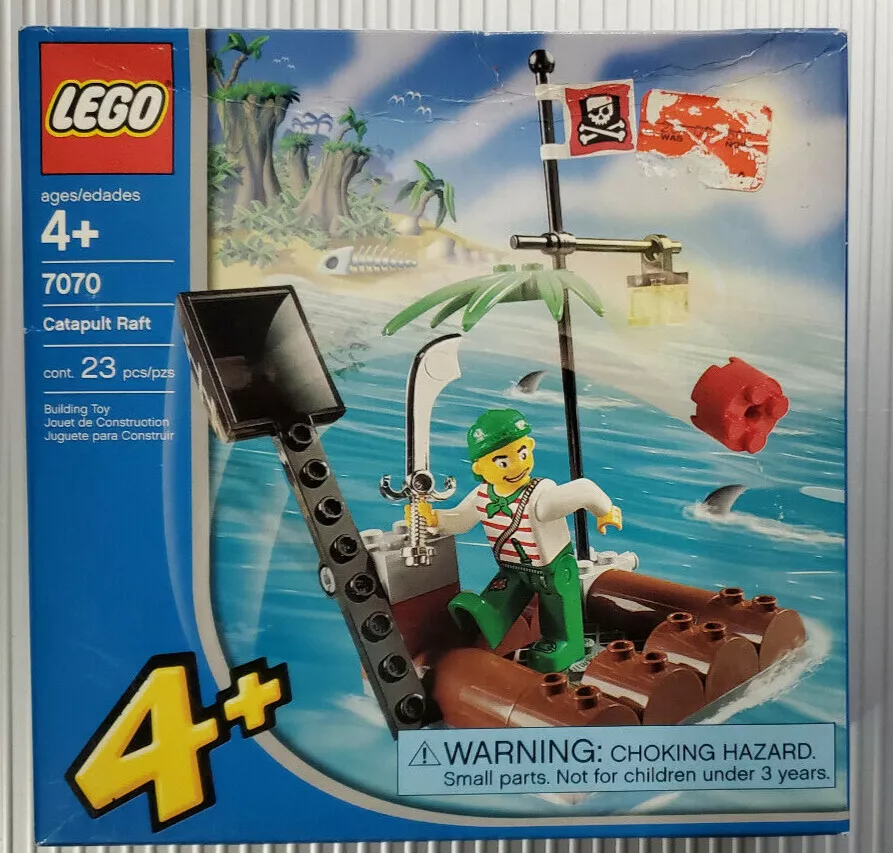 LEGO Junior Pirates Catapult Raft 7070 Brand New in Sealed Box 2004