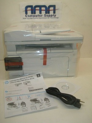 HP Used LaserJet Pro MFP M130FW Printer + TONER G3Q60A | eBay