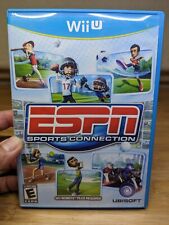 ESPN Sports Connection - Nintendo Wii U - Complete W/ Manual - Tested