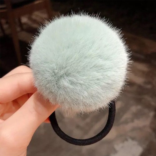 Pompom Pompom Rubber Band Hair Accessories Ponytail Holder Plush Hair Rope - Bild 8 von 21