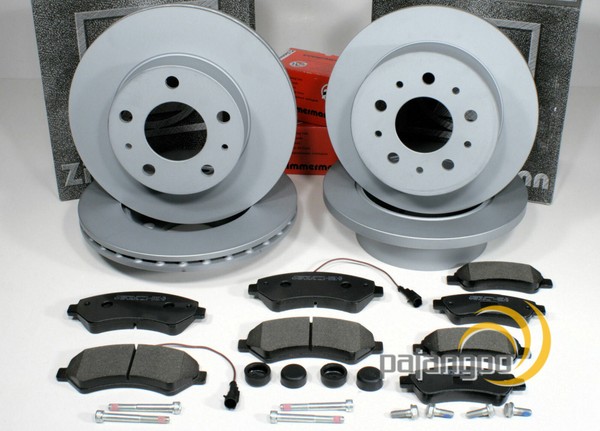 Zimmermann Bremsen Set Ø 300 Mm + 280 Mm BeläGe Vorne Hinten FüR Citroen Jumper-image